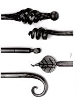 Wrought Iron Drapery Hardware