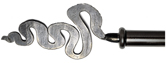 Finial, Squiggle, Large