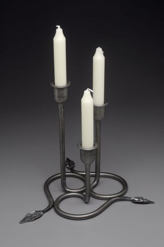 Candlestick Trio Aspen leaf