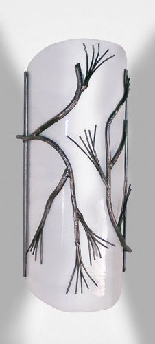Narrow White Pine Sconce